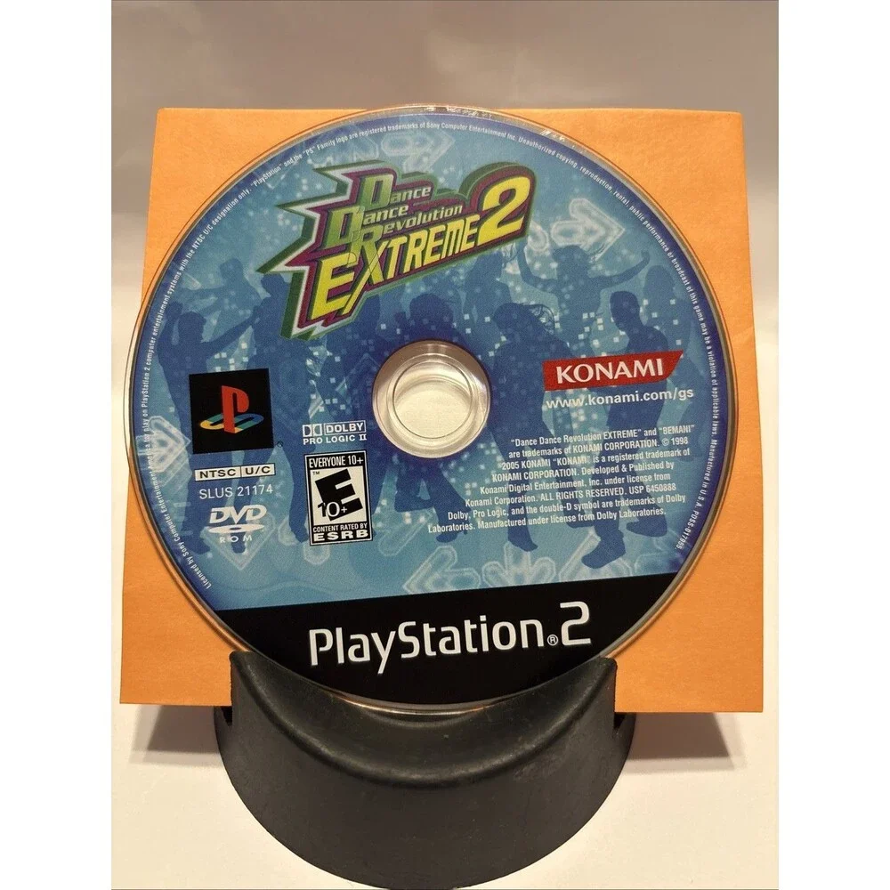 Dance Dance Revolution Extreme 2 - Loose Sony PS2 Playstation 2 Disc